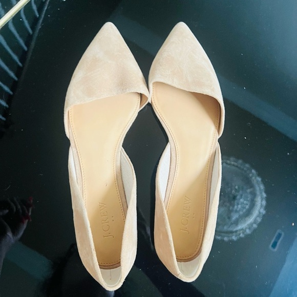 J. Crew suede Tan Flats Sleek Design Versatile - Picture 5 of 5